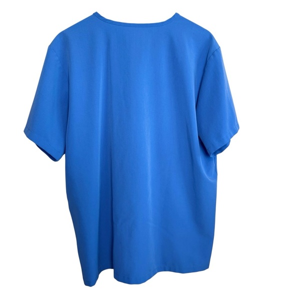 FIGS Mens Scrub Top Techincal Collection Leon Veil Blue FM1500 Medical Nursing - Picture 3 of 11